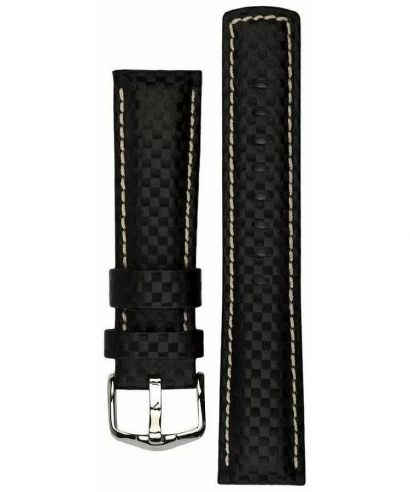 Ремінець Hirsch Carbon L 24 mm