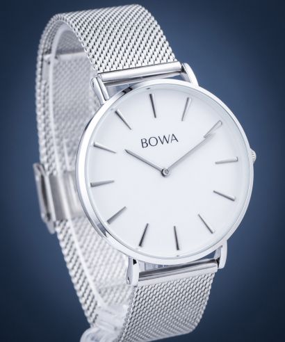 Годинник Жіночий BOWA New York White-Silver Mesh 38