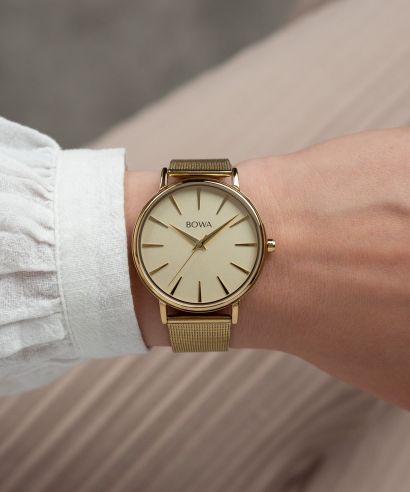 Годинник Жіночий BOWA Praha Full-Gold Mesh 38