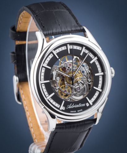 Годинник Чоловічий Adriatica Automatic Skeleton SET