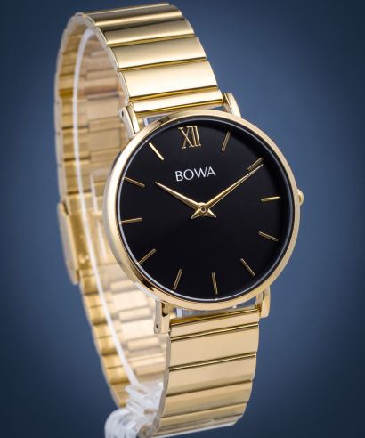 Годинник Жіночий BOWA London Black-Gold Steel 33