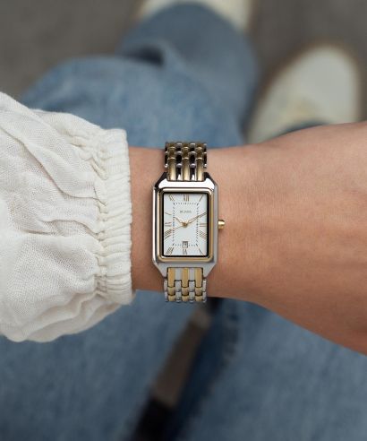 Годинник Жіночий BOWA Barcelona White Silver-Gold Steel 23