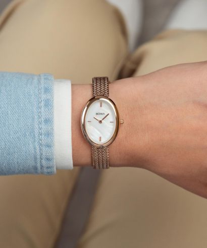 Годинник Жіночий BOWA Oslo Pearl Rose-Gold Mesh 23