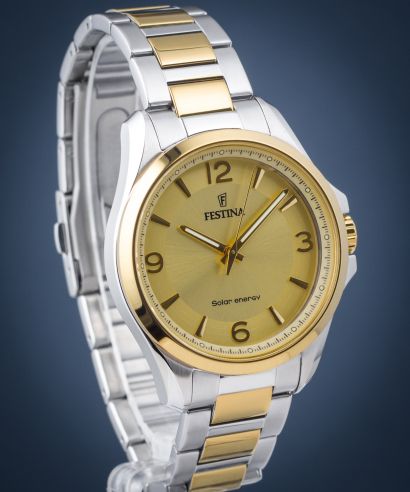 Годинник Чоловічий Festina Solar Energy Champagne Petite