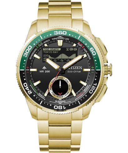 Годинник Чоловічий Citizen Promaster Marine Wave Tracker Eco-Drive Chronograph