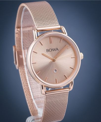 Годинник Жіночий BOWA Milan Full Pink Gold Mesh 34