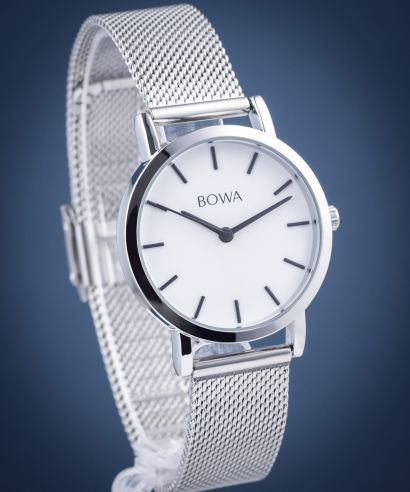 Годинник Жіночий BOWA Tokyo White Black-Tone Mesh 33