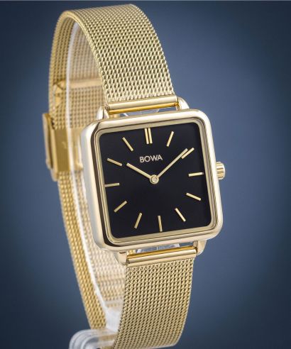 Годинник Жіночий BOWA Vienna Black Gold Mesh 29