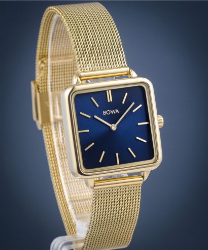 Годинник Жіночий BOWA Vienna Navy Blue-Gold Mesh 29