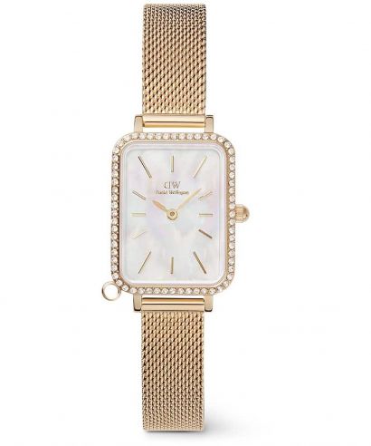 Годинник Жіночий Daniel Wellington Quadro Crystal Zodiac Evergold 20