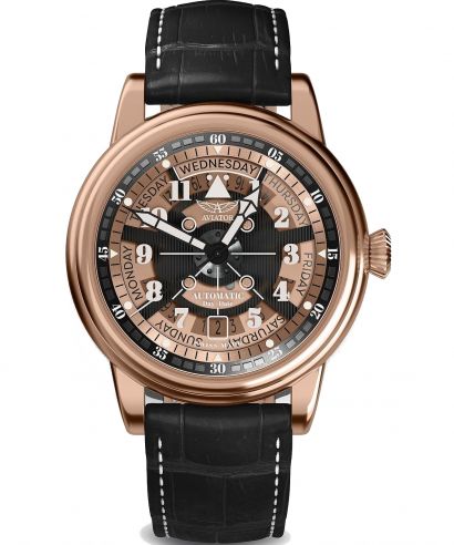 Годинник Чоловічий Aviator Douglas Day-Date Meca 41