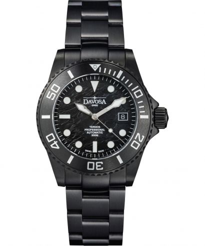 Годинник Чоловічий Davosa Ternos Professional Black Rock Automatic Limited Edition
