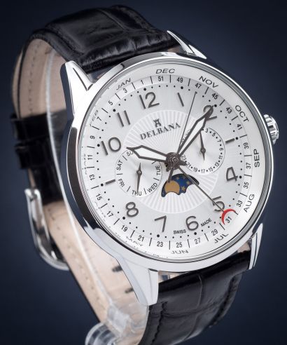 Zegarek męski Delbana Retro Moonphase