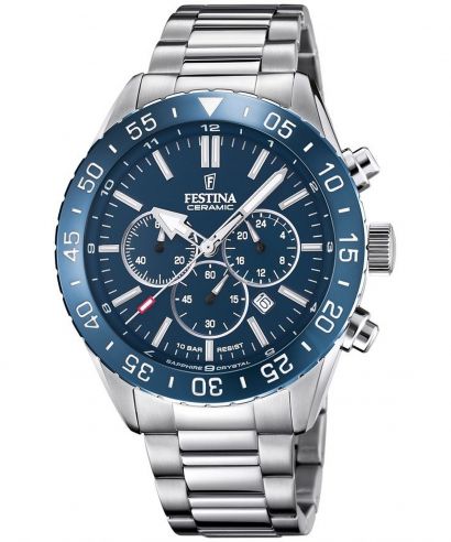 Годинник Чоловічий Festina Ceramic Chronograph