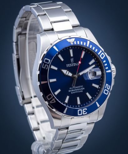 Годинник Чоловічий Festina Diver Sapphire Automatic