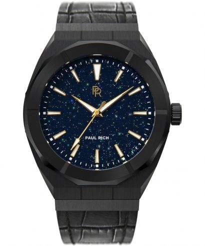 Годинник Чоловічий Paul Rich Star Dust Black Leather 42