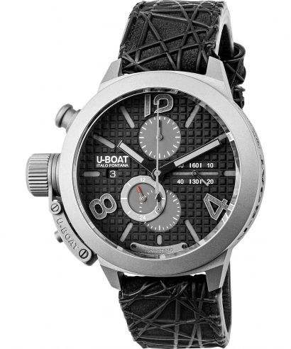 Годинник Чоловічий U-Boat Classico 45 Titanium Tungsten Black Chronograph Automatic Limited Edition