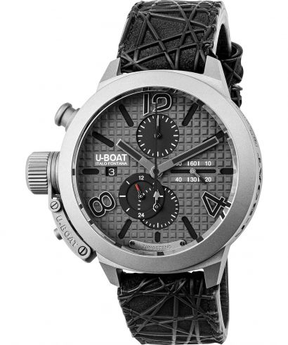 Годинник Чоловічий U-Boat Classico 45 Titanium Tungsten Gray Chronograph Automatic Limited Edition