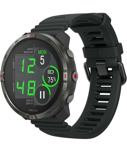 Спортивний Годинник для Жінок і Чоловіків Polar Grit X2 Night Black