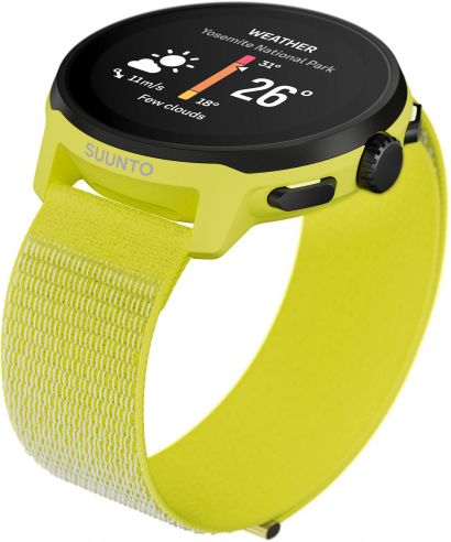 Спортивний Годинник для Жінок і Чоловіків Suunto Run Lime Textile Strap