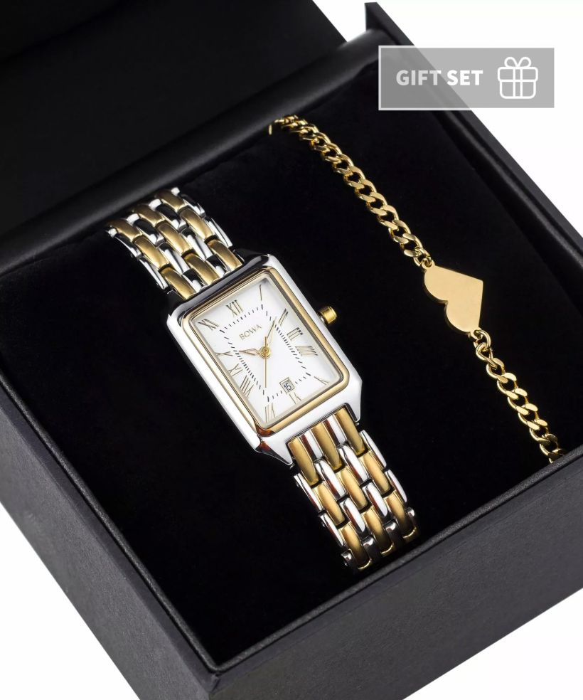 Годинник Жіночий BOWA Barcelona White Silver-Gold Steel 23 Gift Set
