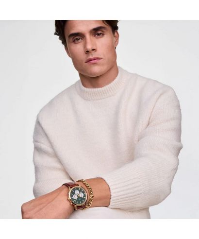 Браслет Daniel Wellington Ellipse Cuban Chain Gold