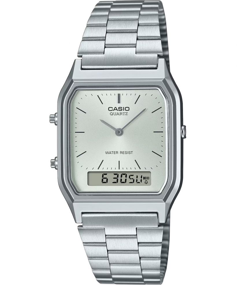 Годинник для Жінок і Чоловіків Casio Vintage Edgy срібний