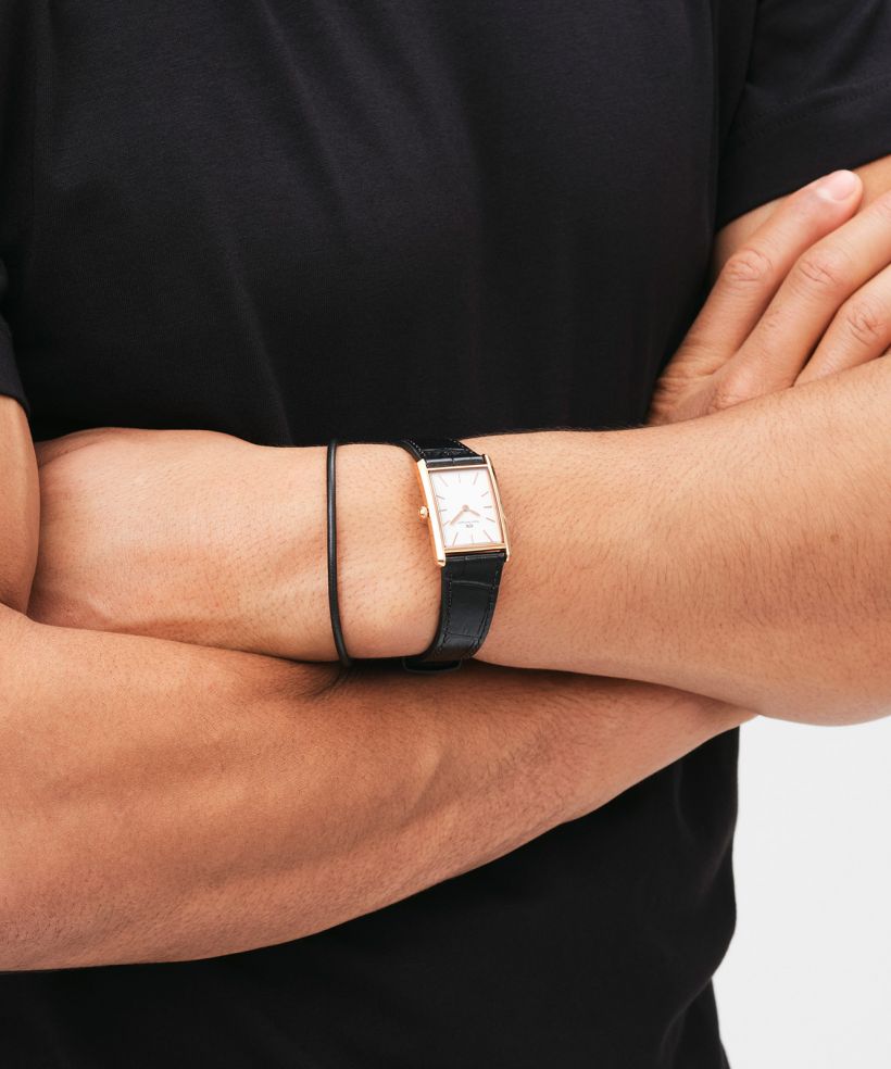 Годинник для Жінок і Чоловіків Daniel Wellington Bound Black Crocodile Rose Gold 24