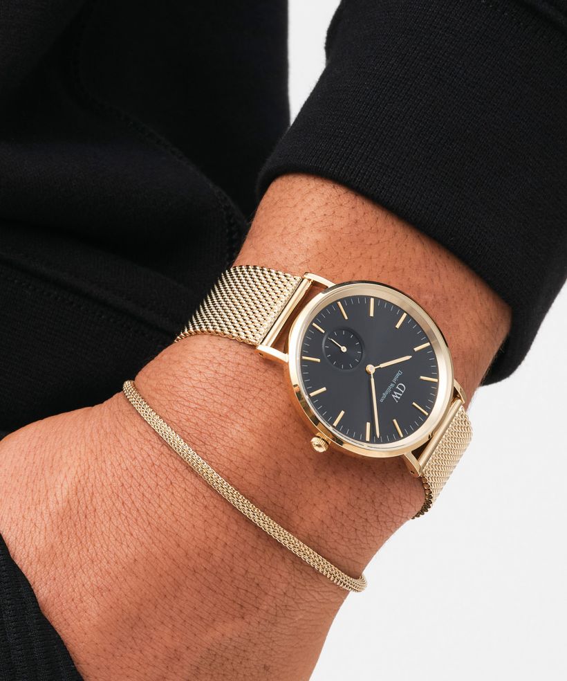 Годинник Чоловічий Daniel Wellington Classic Multi-Eye Evergold Onyx 40