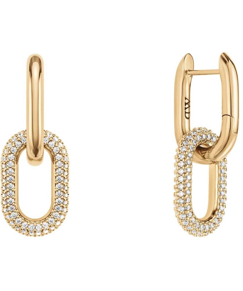 Сережки Daniel Wellington Crystal Link Gold