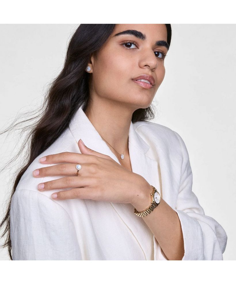 Сережки Daniel Wellington Audrey Mother of Pearl Gold