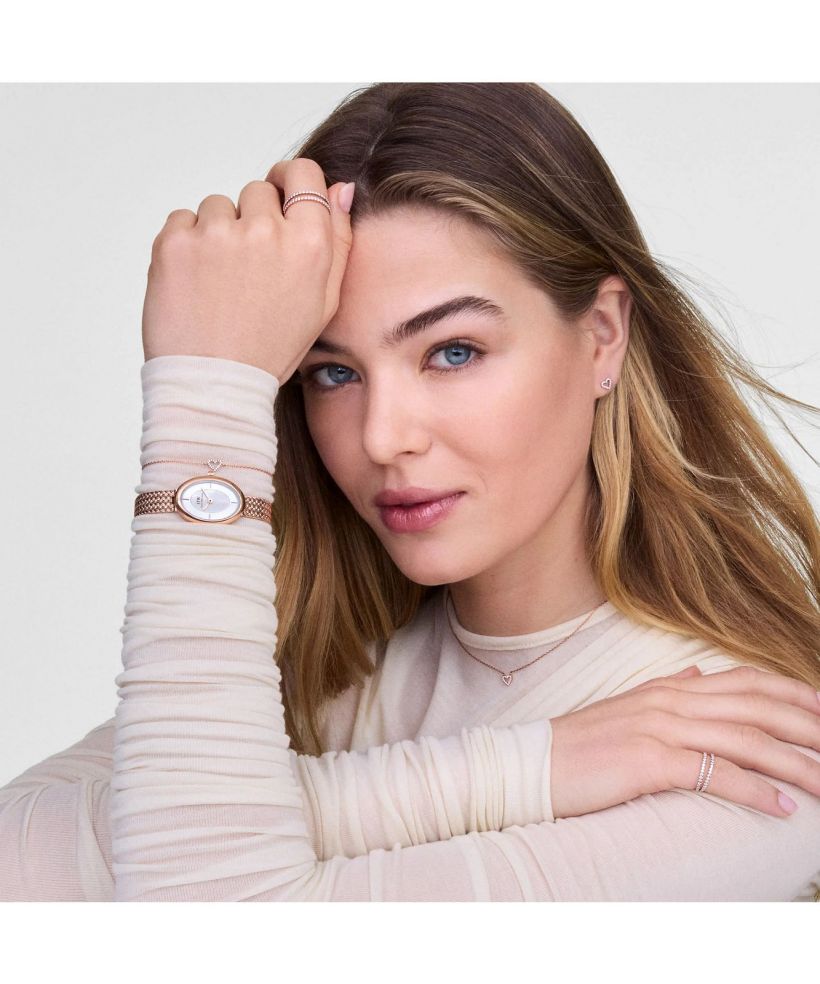 Сережки Daniel Wellington Mirelle Heart Rose Gold