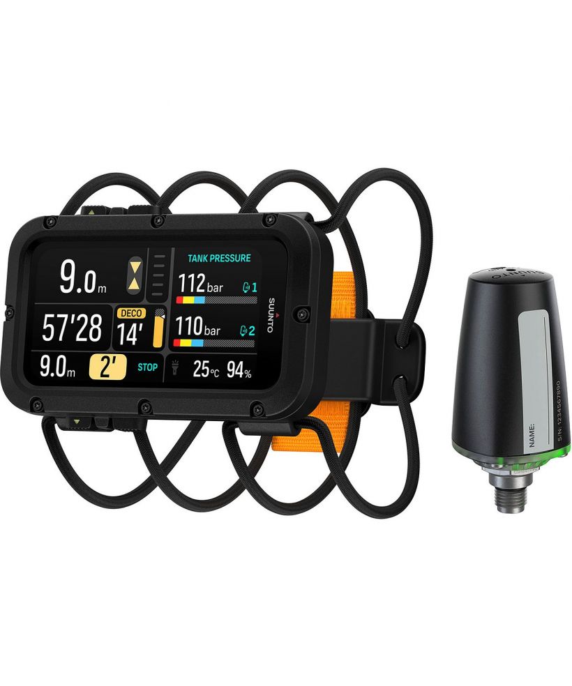 Дайвінг-Комп&#039;Ютер для Жінок і Чоловіків Suunto Nautic Black