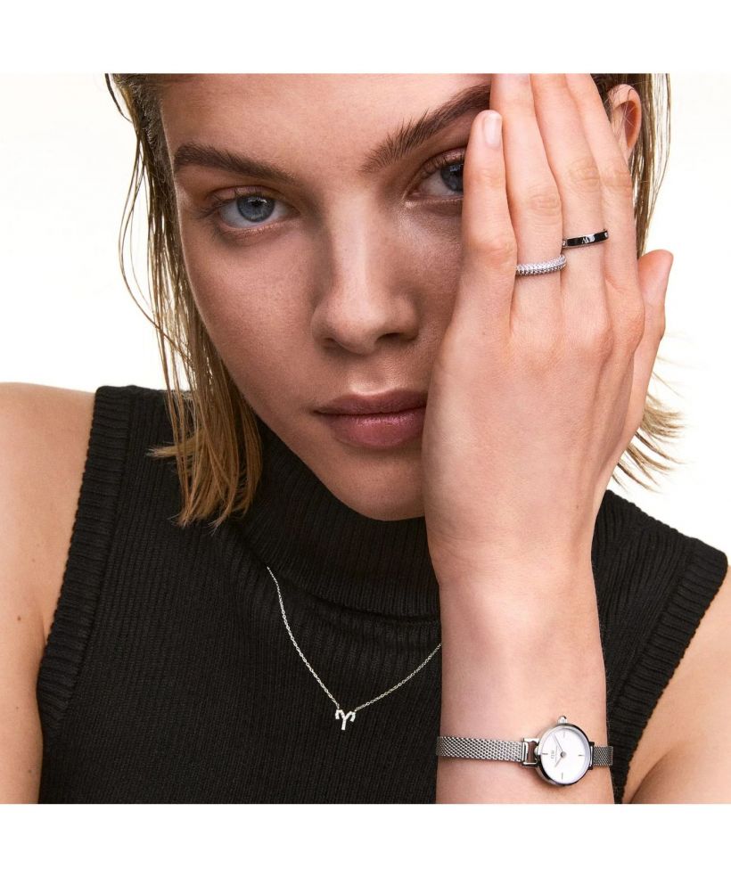 Намисто Daniel Wellington Crystal Zodiac Chain Gold Aries