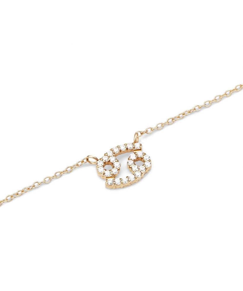 Намисто Daniel Wellington Crystal Zodiac Chain Gold Cancer