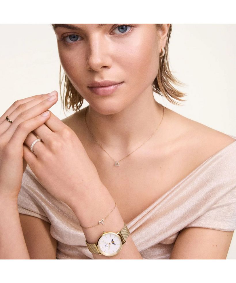 Намисто Daniel Wellington Crystal Zodiac Chain Gold Libra