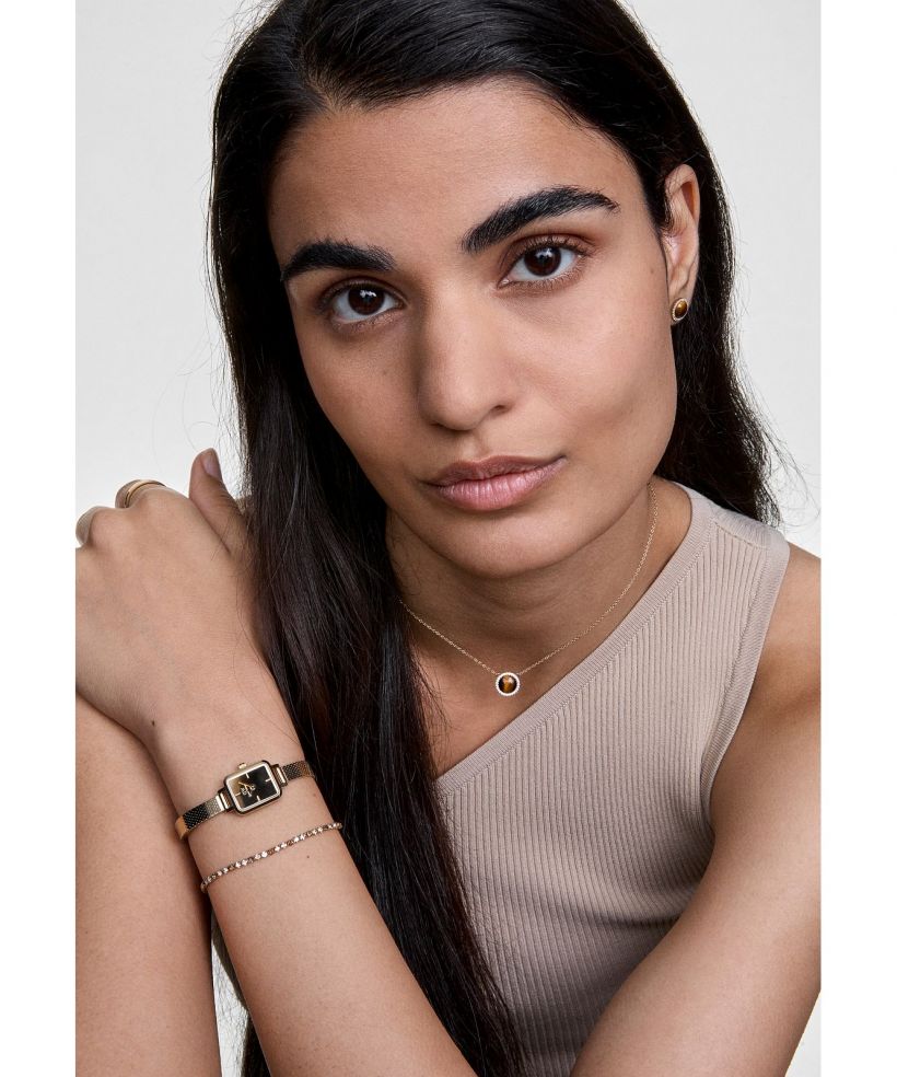 Намисто Daniel Wellington Audrey Tiger Eye Gold