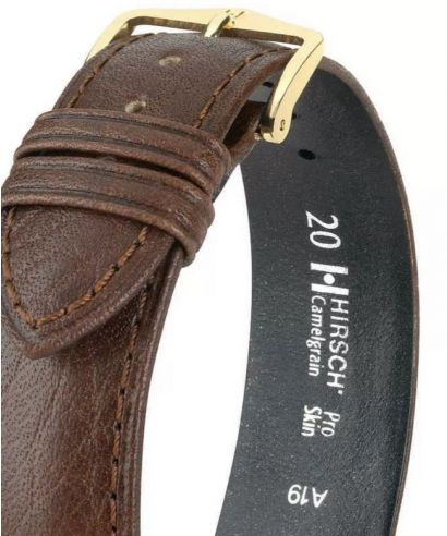 Ремінець Hirsch Camelgrain Pro Skin L 18 mm