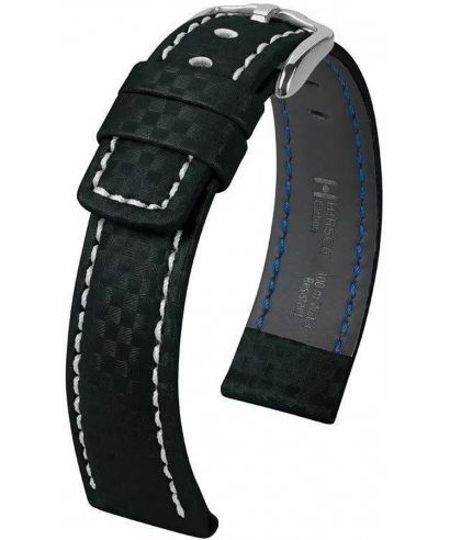Ремінець Hirsch Carbon 100m-WR L 22 mm
