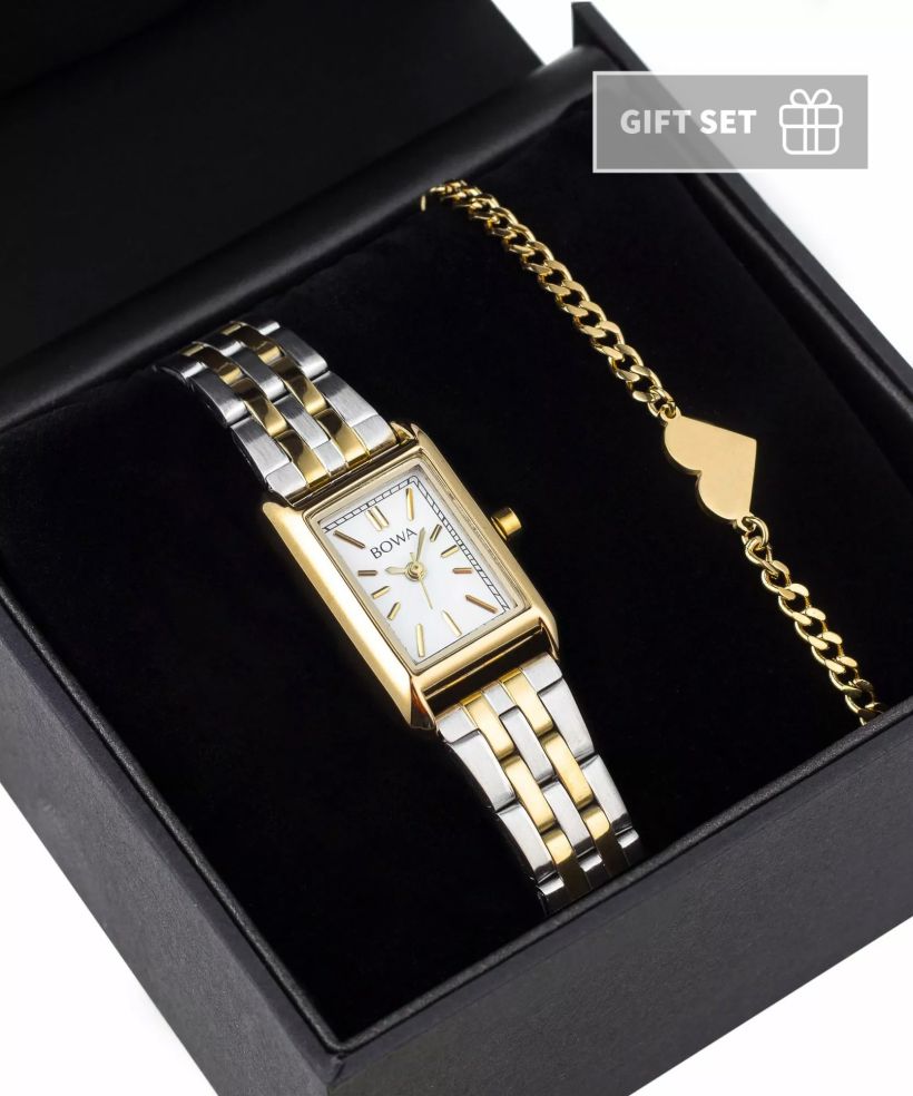 Годинник Жіночий BOWA Paris White Silver-Gold Steel 20 Gift Set