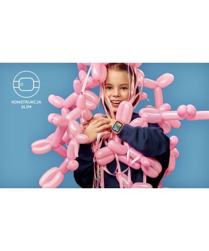 Смарт-Годинник Дитячий Garett Kids Vibe AI 4G Рожевий
