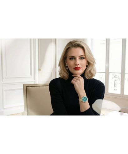Смарт-Годинник Жіночий Garett Signature Grace Gold Solid SET