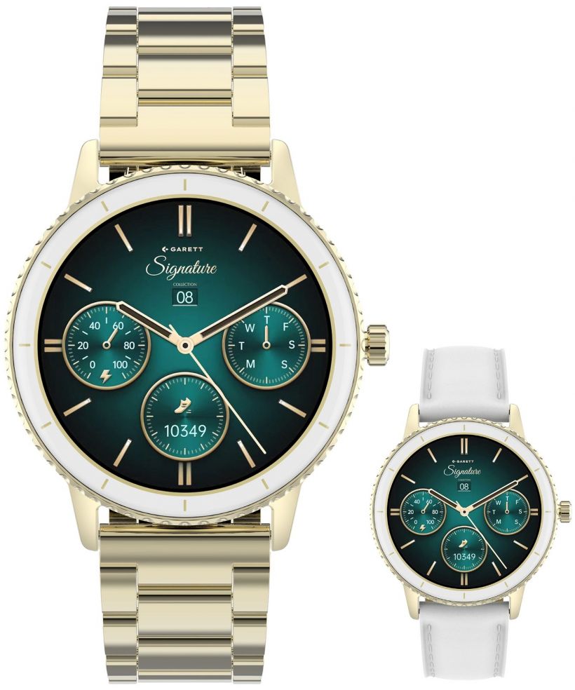 Смарт-Годинник Жіночий Garett Signature Grace Gold Solid SET