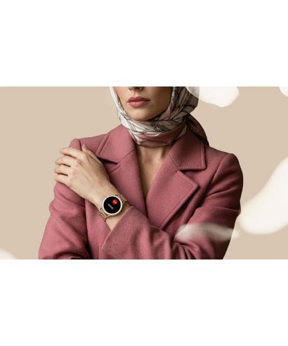 Смарт-Годинник Жіночий Garett Signature Grace Rose Gold Solid SET