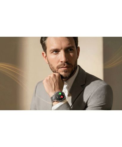 Смарт-Годинник Чоловічий Garett Signature Prime Silver Solid SET