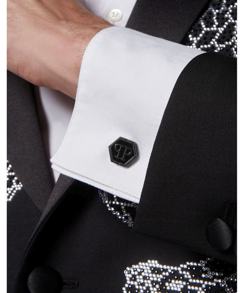 Запонки PHILIPP PLEIN Hexagon
