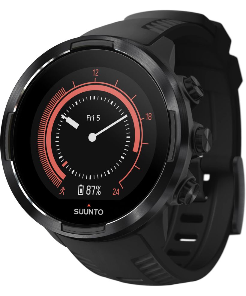 Смарт-Годинник для Жінок і Чоловіків Suunto 9 Baro All Black Wrist HR GPS [Sapphire Glass]
