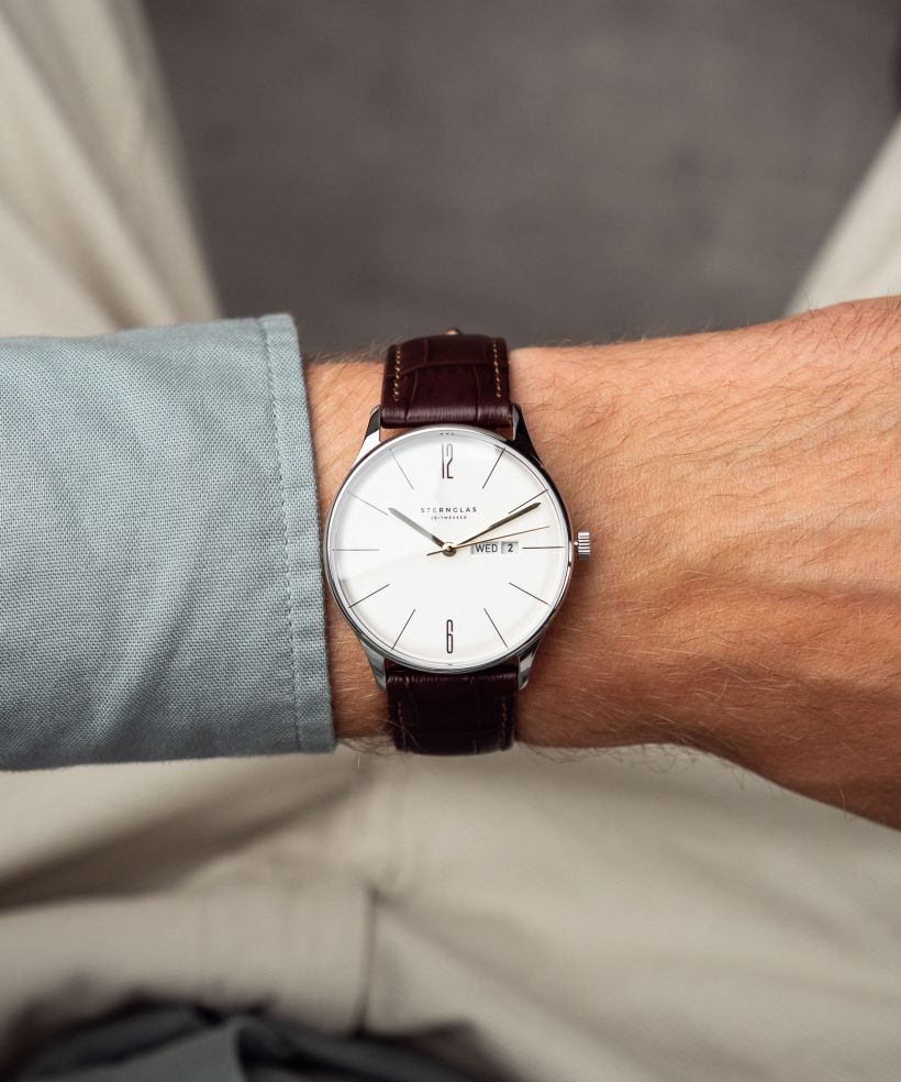 Годинник Чоловічий Sternglas Berlin Metro Silver