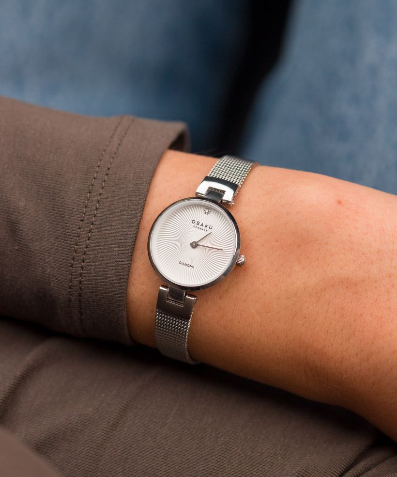 Годинник Жіночий Obaku Diamant Petite Steel