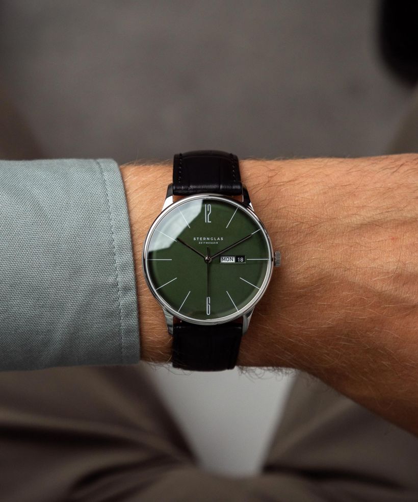 Годинник Чоловічий Sternglas Berlin Olive Green